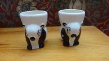 Pair vintage retro panda - vintage,