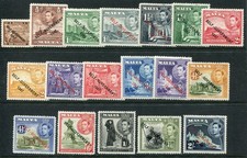 Malta 1948-53 part set ¼d-2s