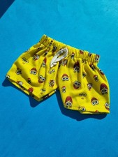 BUILD A BEAR Sponge Bob Square Pants Yellow Shorts Very Bobbly 2013 Edition 