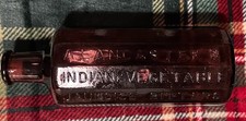 VINTAGE STYLE A. LANCESTER’S INDIAN VEGETABLE JAUNDICE BROWN  BITTER BOTTLE 