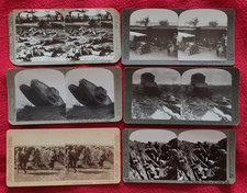 6 Stereoviews of WW1 events 