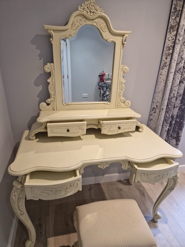 Vanity dressing table - table, with
