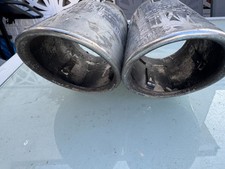 Audi A4 Sline Genuine Chrome Exhaust Tips x 2-  8W0253825B