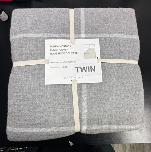 Zara home gray duvet cover - home,