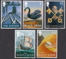 2003 british pub signs set - pub,