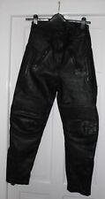 New/Unused BUFFALO Ladies Leather Motorcycle Trousers Size UK16
