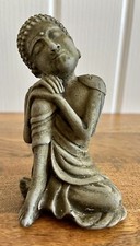 Buddha Statue Figure Resin Spiritual Feng Shui  Peaceful Sleeping Thai 4”