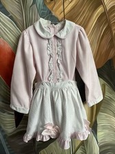 Girls little darlings age 3; 3 Items Outfit. Top, Skirt And Pantaloons.