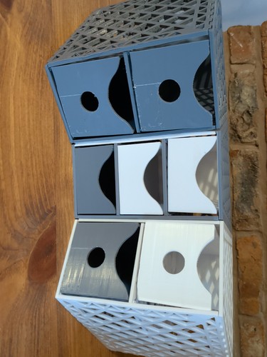 Printed corner desk storage - 3d,