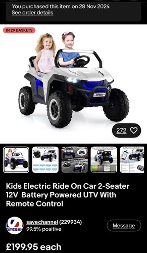 Kids electric ride - kids, car