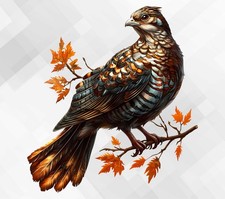 Bobwhite Quail Bird Wall vinyl