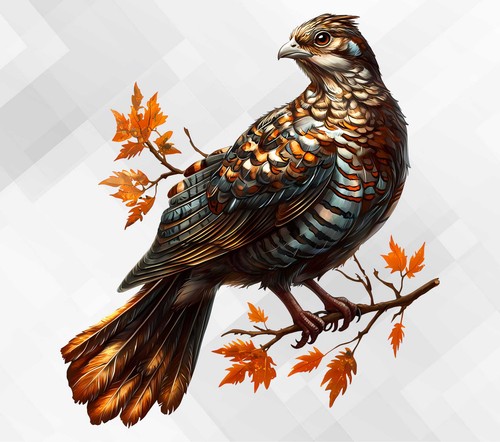 Bobwhite quail bird wall - quail, vinyl