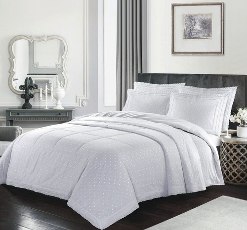 Broderie anglaise duvet - broderie,