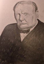 Print Of Winston Churchill