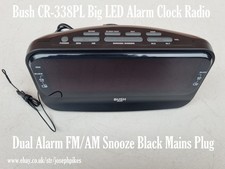 Bush CR-338PL Big LED Alarm