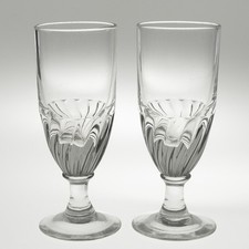 Two French Antique Absinthe Glasses c1890