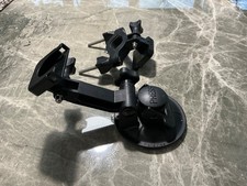 Action camera mounts with Drift Ghost clamps - one suction/one handlebar mount