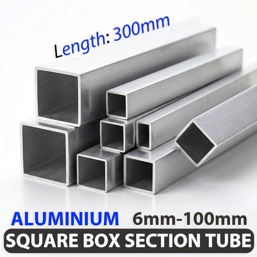 Aluminium square box - box, section