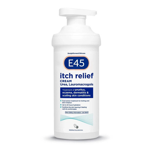 E45 itch relief cream 500g - e45,