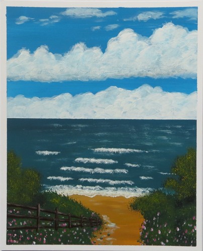 Original beach coast - original, seascape