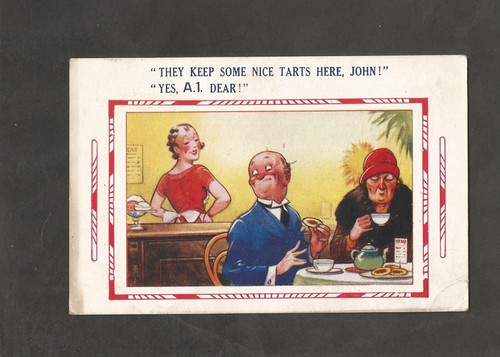 Postcard bamforth comedy 1920s - bamforth,