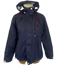 BACKSWING JACKET 12 NAVY BLUE Performance Detached Hooded Full Zip Lined Casual