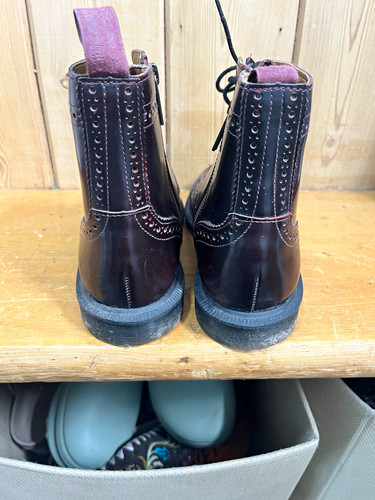 Martens leather brogue - leather,
