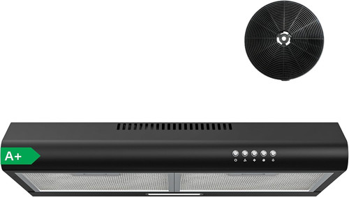 60cm black cooker hood - 60cm,