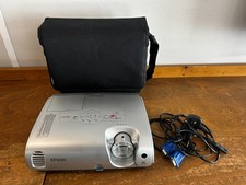 Epson EMP-S3 240V Silver 1080P HD Desktop Home Theatre LCD Projector Plus Case