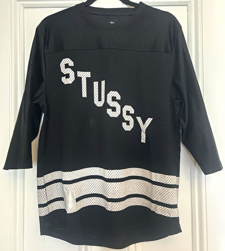 Stussy men black white mesh - men's, black/white