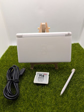 Nintendo DS lite Polar White Console + R4 Game + Charger Complete Bundle Tested 