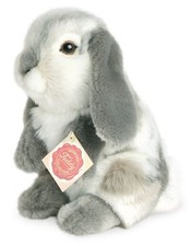 Grey Sitting Rabbit by Teddy