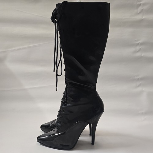 Devious pleaser black high - pleaser,