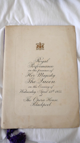 Royal performance programme - royal,