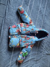 Boys Blue Marvel Coat Age 4/5 Years