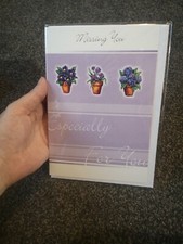 Lovely 'Missing You' Greetings Card - Bargain Prices - Free P&P *No Offers* 247