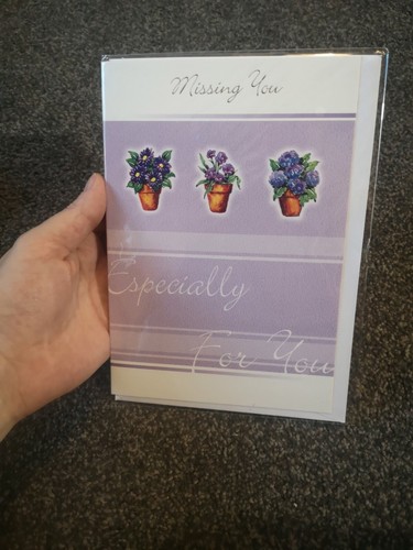Lovely missing you greetings - 'missing,