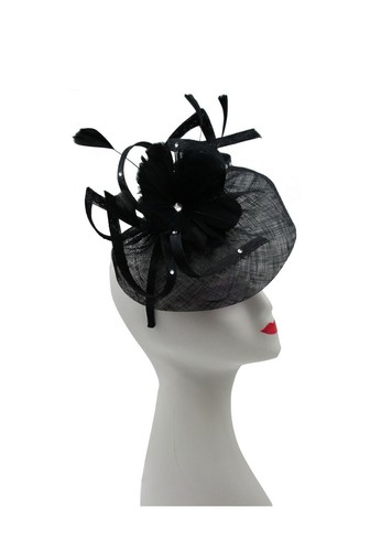 Fascinator wedding hat sinamay - fascinator,