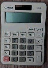 Casio MX-8B 8-Digit Desktop Calculator - White 