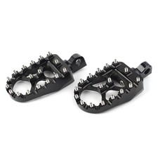 Black Wide Fat Foot Pegs MX