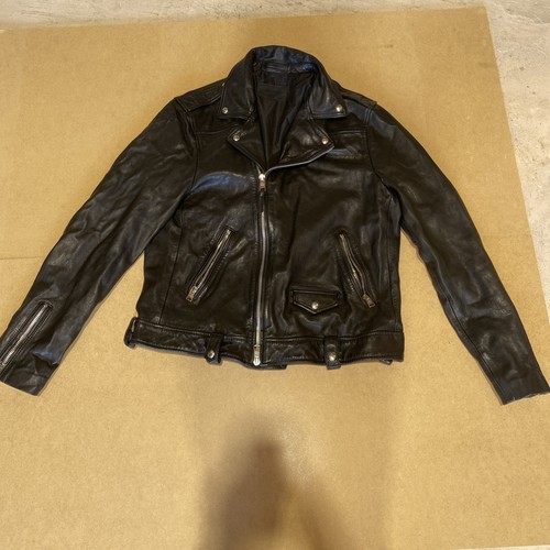 All saints leather jacket - leather,