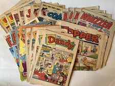 Collection of 60s 70s British Comics Brand Dandy Cor Beano Topper Whizzer Chips