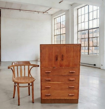 Mid Century Art Deco Oak And