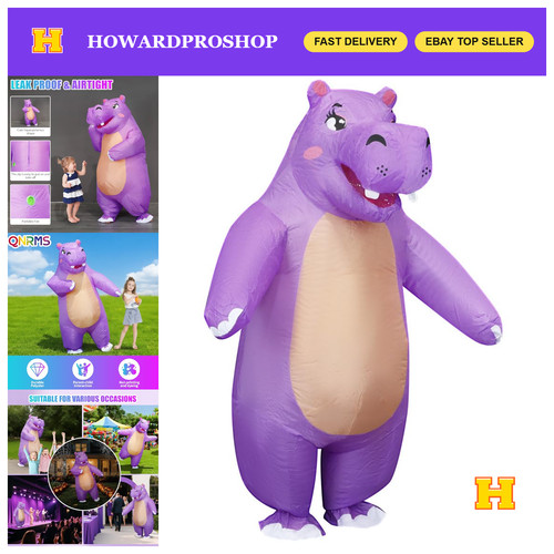 Funny inflatable hippo - inflatable,