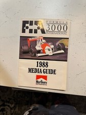 1988 FIA Formula 3000 Marlboro Media Guide