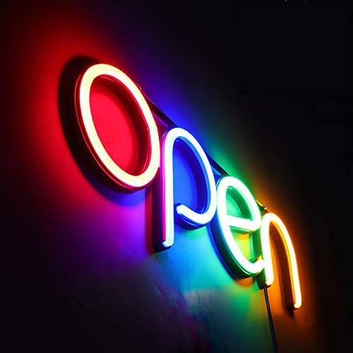 Open neon sign 4015 business - open,