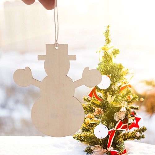 Pcs wooden christmas decor - 10,