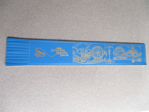 Leather bookmark drayton manor - bookmark,