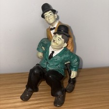 Laurel And Hardy Resin Painted Icon Figures Ornament . See pictures 