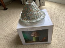 Yankee Candle Large Mosaic Plate And Shade With Box